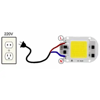 

Anti-surge 2500V Upgrade AC 20W-50W Driver-free COB Surface Light Source 220V High Voltage LED Lamp Beads