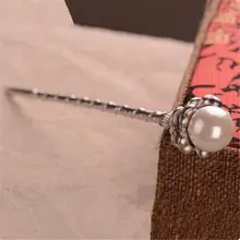 Pinza para el pelo de perlas simuladas Vintage para La novia horquilla de diamantes de imitación de cristal accesorios para el cabello joyería nueva llegada