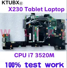 Новинка, материнская плата для Lenovo ThinkPad X230T, для планшета, ноутбука, процессора i7 3520M, 100% протестированная работа FRU 04X3744 04Y2040 04W6804 Новинка, материнская плата для Lenovo ThinkPad X230T, для планшета, ноутбука, процессора i7 3520M, 100% протестированная работа FRU 04X3744 04Y2040 04W6804