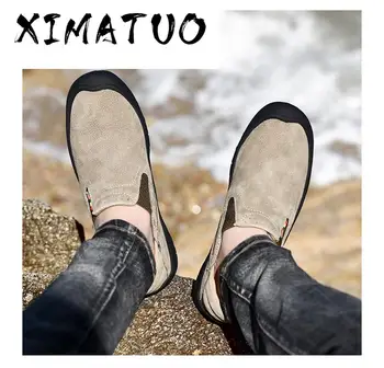 

Brand Genuine Leather Loafers Casual Men Shoes Breathable Male Designer Sneakers Waterproof Moccasins Slip on Shoes