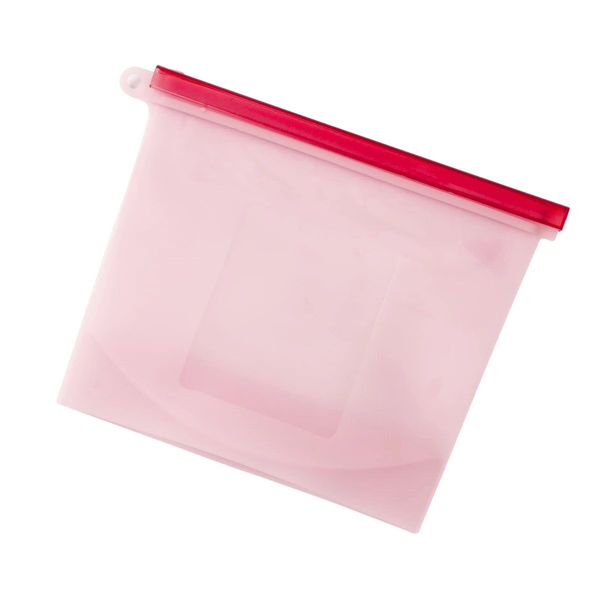 2 шт./лот 1.5L кухня хранения многоразовая застежка-молния вакуумный мешок для хранения корзины пищевой силикон еда морозильник свежее сохранение - Цвет: Красный