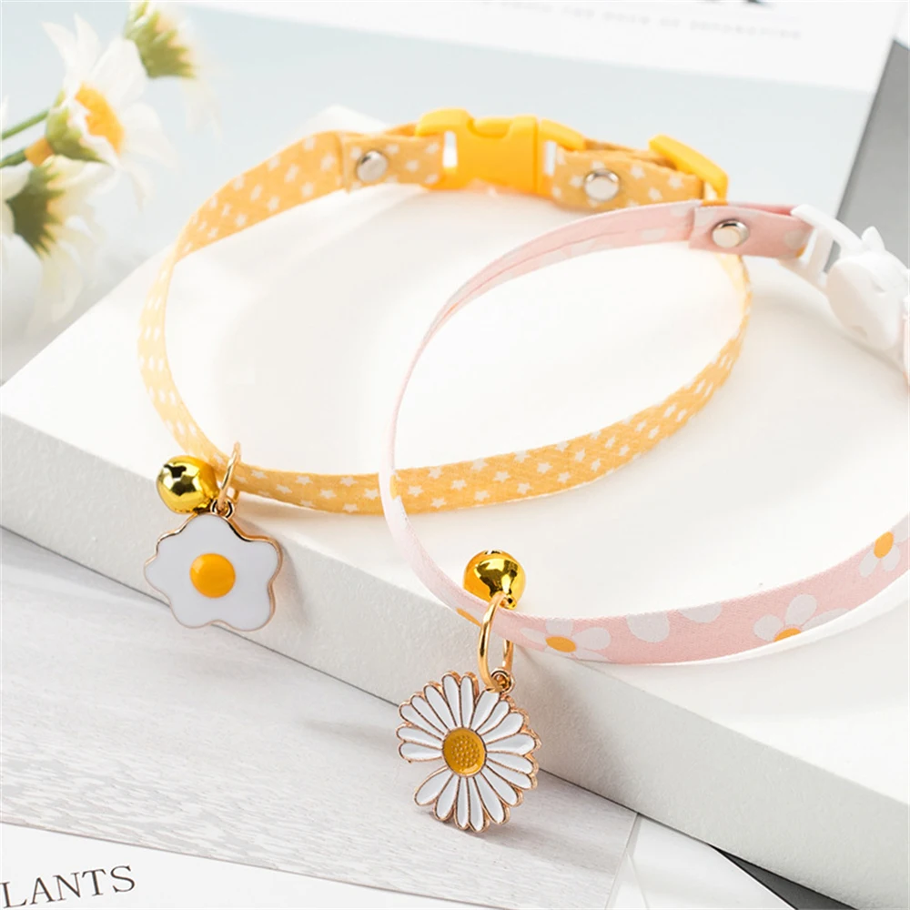 1PCS Cats Dog Neck Strap Cute Collar Adjustable Buckle Small Dog