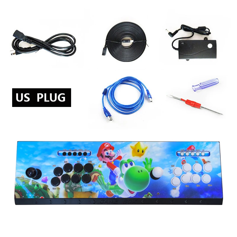 Style 3 US PLUG Pandora's box 9D 2500 игровая аркадная консоль Нулевая задержка джойстик кнопки контроллер печатная плата HDMI/VGA выход видео игровая машина - Цвет: Style 3 US PLUG