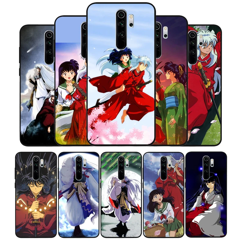 Аниме Inuyasha черный чехол ТПУ для xiaomi redmi 4A 4X note 4 5A 5Plus NOTE5 Pro 6Pro note6 7 8Pro | Мобильные