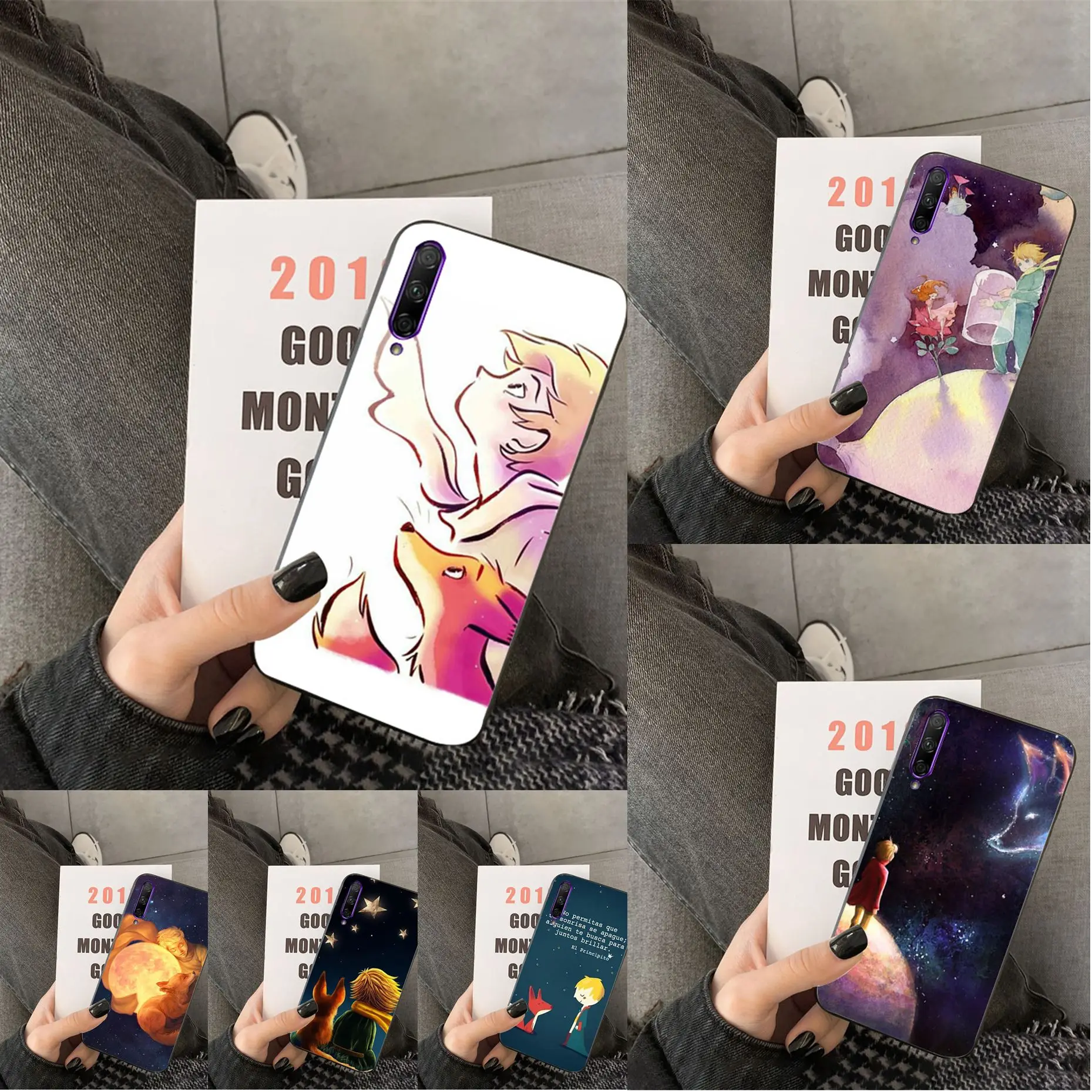 Little Prince fox On Mint Newly Arrived Black Cell Phone Case for huawei Y7pro y9 2018 y6 Y7 prime Y6pro 7a case | Мобильные