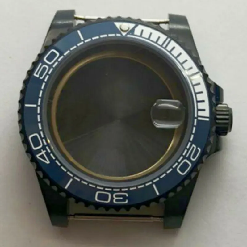 40 мм Bliger PVD керамический чехол для часов, подходит для ETA 2836 DG2813 3804 Miyota 8215 механизм