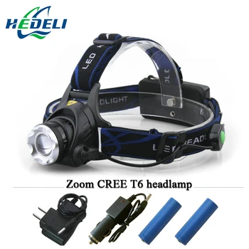 

head lamp 3000 lumens CREE T6 led headlamp headlight linternas frontales cabeza