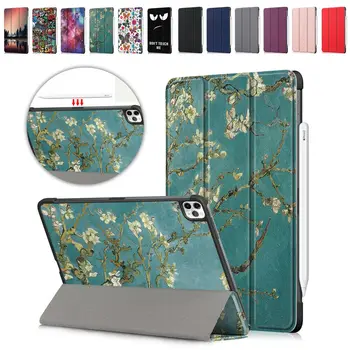 

For iPad Pro 11 2020 Auto Wake/Sleep Pattern Stand PU Leather Cover Shell Case Flip Smart Tablet Case