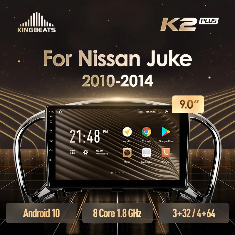 KingBeats штатное головное устройство For Nissan Juke 2010 2014 GPS Android 10 автомагнитола на