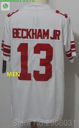 For men Нью-Йорк A+++ Качественная мужская футболка для взрослых 26 saquon barkley 10 eli manning 13 odell beckham jr Landon Collins 21 - Цвет: For men