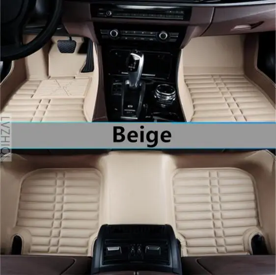 Коврики для ног ковры Шаг Коврик для Chevrolet Captiva 2008 2009 2010 2011 2012 2013 высокое качество воды доказательство чистым одноцветное Цвет - Название цвета: Beige
