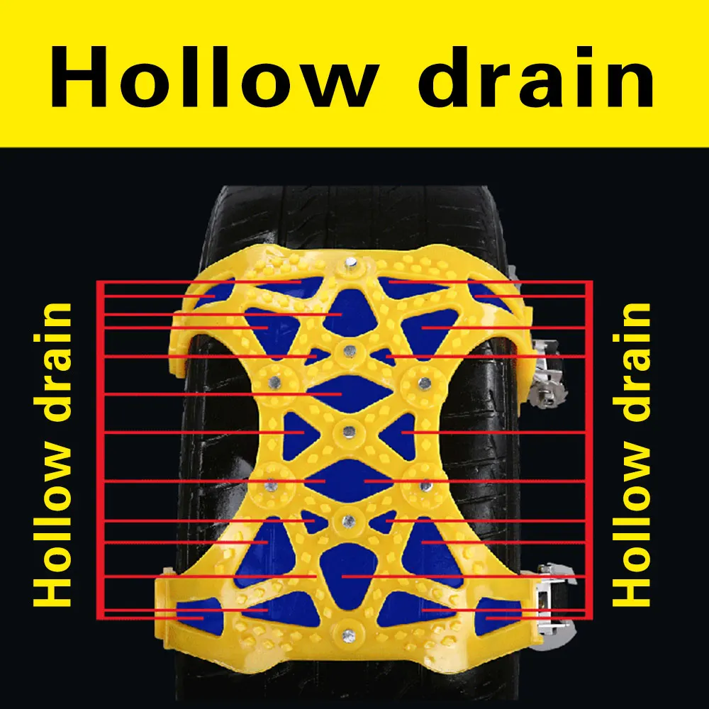with Wrench Mud Chain Tire Chain Belt Snow Chain Thickened Car Truck Wheel