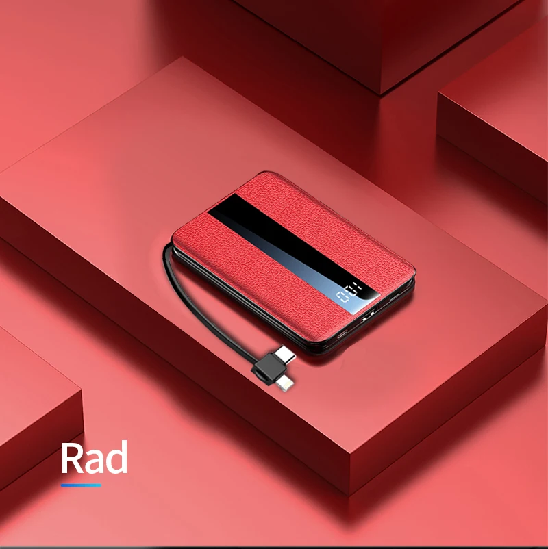 WK светильник mi ni power Bank 10000 мАч USB портативное зарядное устройство power bank для быстрой зарядки умный экран дисплей мощность для Xiaomi mi
