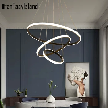 

Chandelier Black For Lliving room Dining Room Kitchen Room round Shape Chandelier Lighting Fixtures Indoor lighting