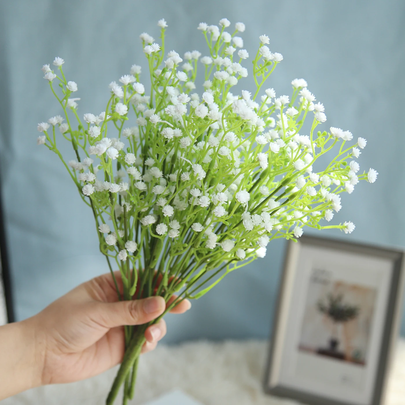 1 шт. белые детские дышащие цветы Искусственные Поддельные Gypsophila DIY Цветочные