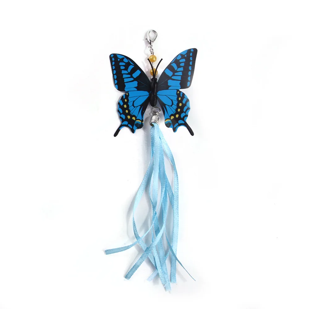 Suction Cup Simulation Bird Interactive Cat Toy Detachable Replacement Feather Bird for Kitten Teaser Play Chase Cat Stick Toys 