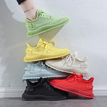 

Women Sneakers 2020 summer new Breathable Mesh air candy colors Casual sports Shoes low cut trends Woman Running Shoe 4h92