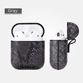 

Strap PC+Leather Cover Cases for Apple Airpods 2 with Buttons Leather Protective Skin Cover for Airpods Leather Case
