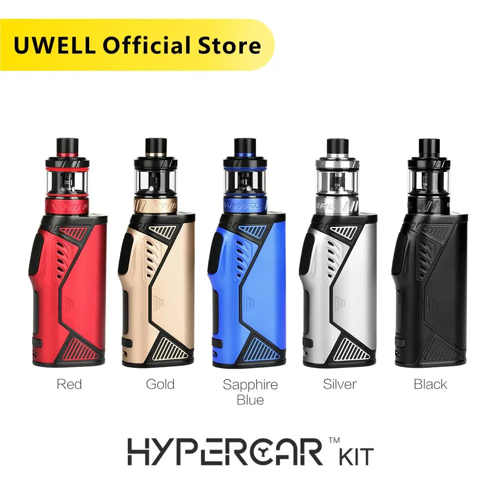 Набор для вейпа UWELL Hypercar 80 Вт с атомайзером 2/3 5 мл аккумулятором 18650 (без