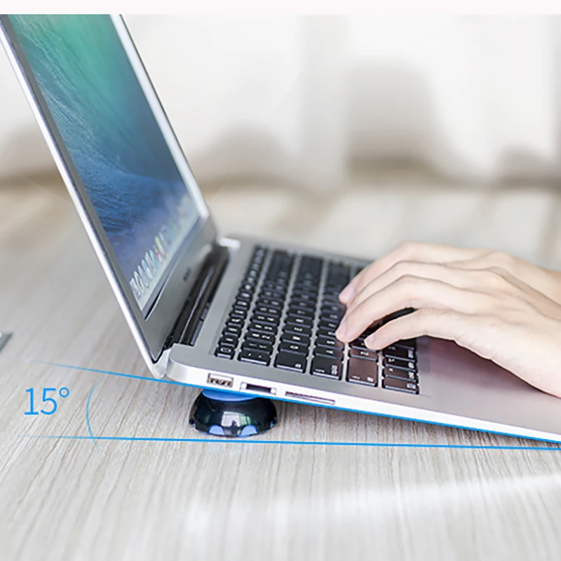 OImaster 2 шт. подставка для ноутбука 13,3 14,1 15,6 17 дюймов Macbook ноутбук охлаждающий шар теплоотвод нескользящий кулер