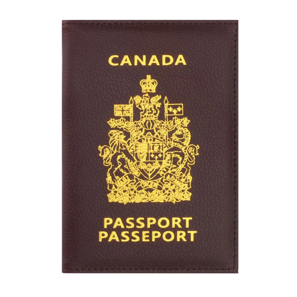 Канада Обложка для паспорта держатель для карт кошелек многофункциональная сумка Обложка на паспорт держатель протектор кошелек Бизнес держатель для карт s