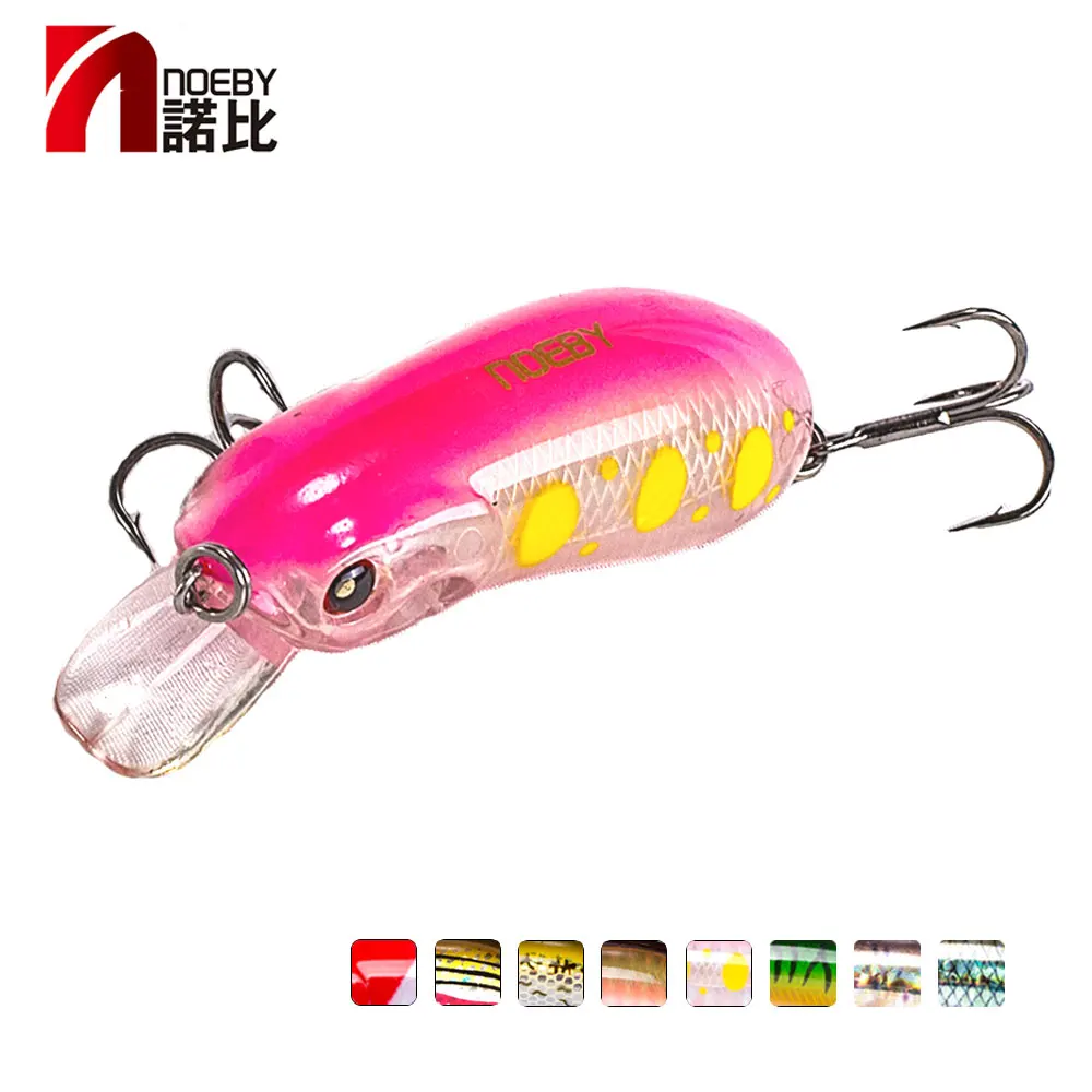

NOEBY 55mm 10.5g Crank Fishing Lure NBL9111 Artificial Wobblers Crank Hard Bait Suspending 0-0-8m fishing gear Pesca Isca