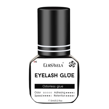 

Cursavela Professional 5ml Eyelash Adhesive Extension Lashes Powerful Glue Low Irritation Waterproof Lashes Extension Gule Salon