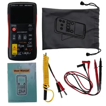 

RM409B Digital Multimeter Button 9999 Counts Accuracy Measuring With Analog Bar Graph AC DC Voltage Ammeter Current Ohm Auto Man