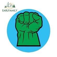 EARLFAMILY 13cm x 13cm Car Motorcycle Bumper Trunk Decal Hulk Super Hero Marvel America Car Stickers Rear Windshield Oem