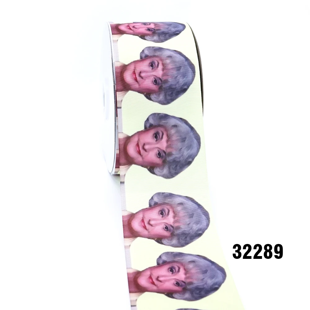 32289 50 ярдов в размер мультфильм ленты напечатанные grosgrain ленты 32237 - Цвет: 32289