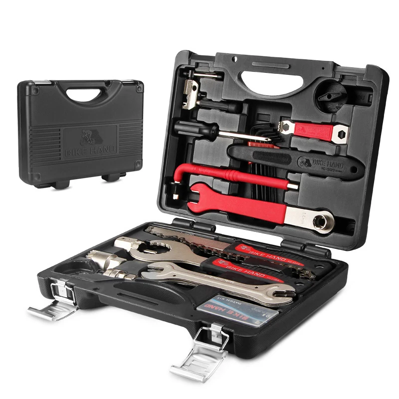 

BIKEHAND YC-728 18 Types Repair Tool Kit Professional Bicycle Wrench Toolbox