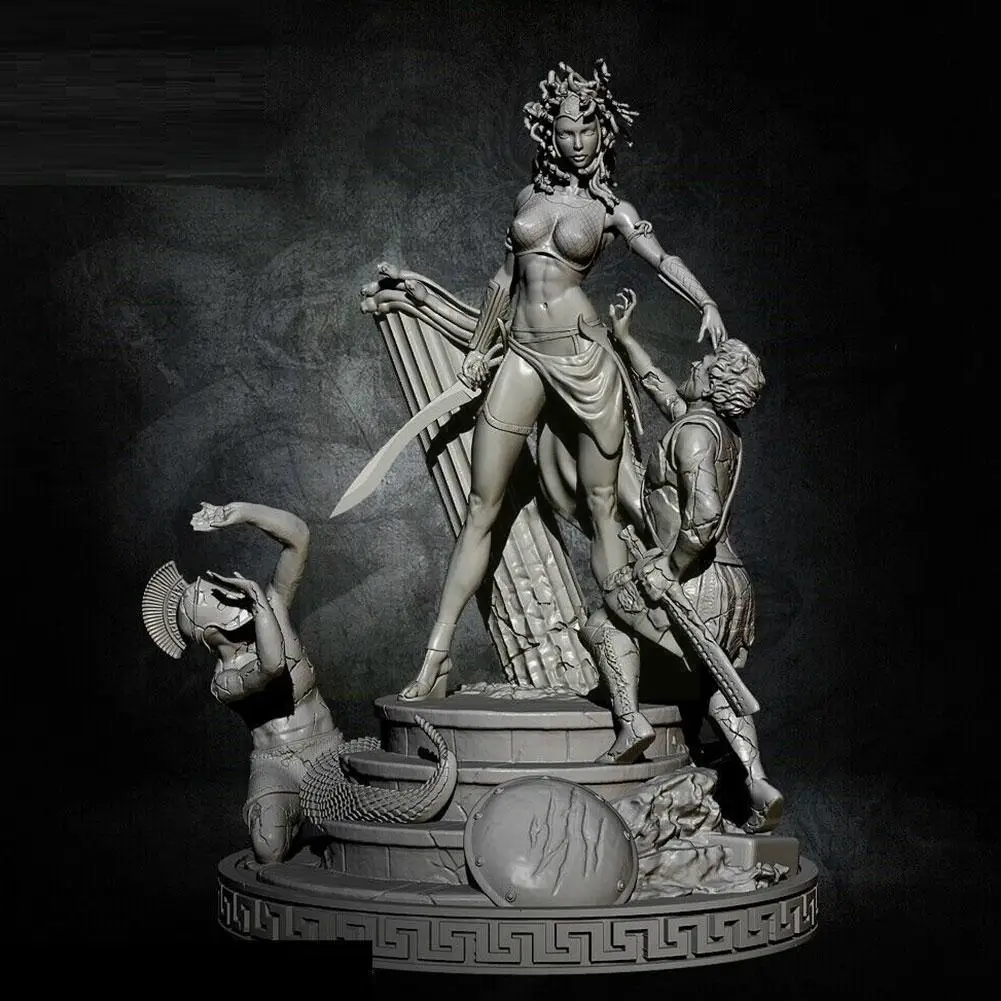 1:32 Scale Resin Figure Unpainted Model Kit Medusa Collect Unassambled Queen F8r4 | Игрушки и хобби
