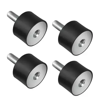 

BESTOMZ 4PCS Rubber Mounts Shock Absorber Anti Vibration Silentblock Car Boat Bobbins