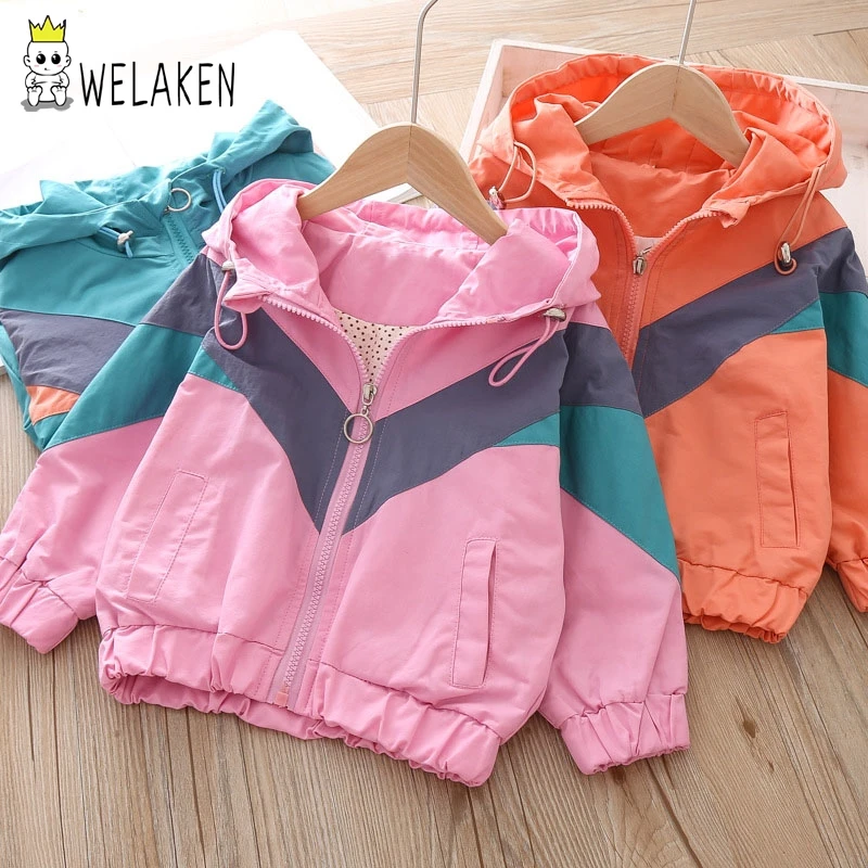 

weLaken New Fashion Trend Babes Jacket Coats For Toddler Boys And Girls 2019 Fly Hooded Jackets Children's Daily Clothing