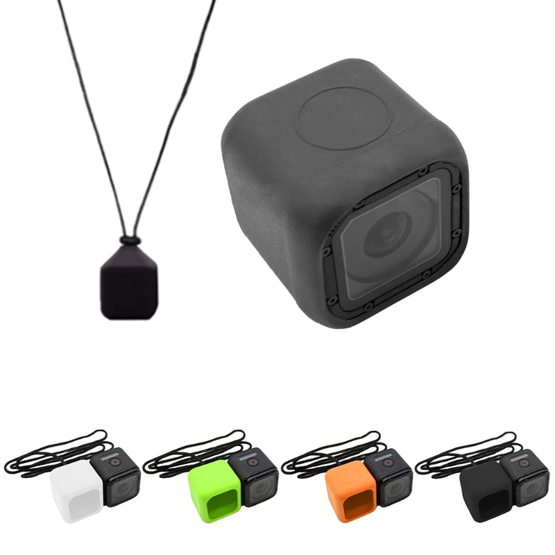 

Silicone Protective Case Cover Skin With Sling For GoPro Hero 4 Session Camera