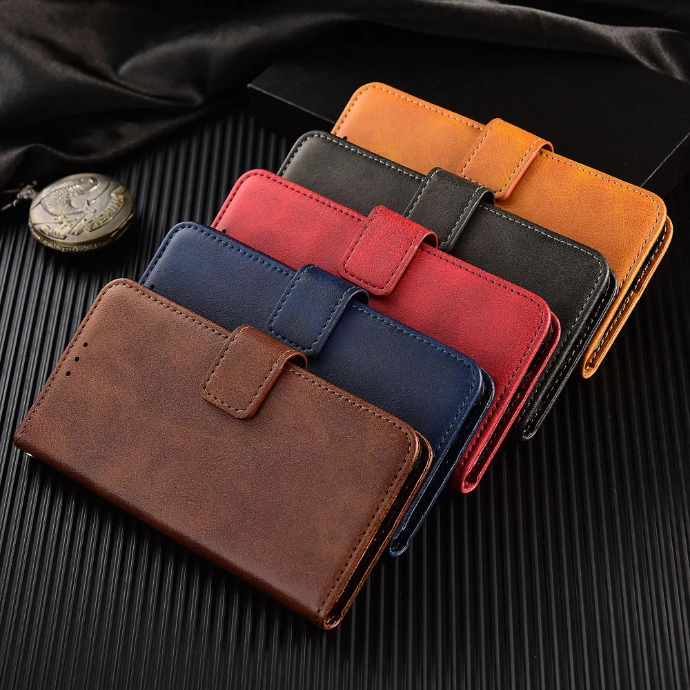 

On Alcatel 1C Capa Leather Wallet Case For Alcatel 1C 1X 3 5 3C 3L 3X U5 3G 4G Idol 5 Cover Phone Bag With Strap Fitted Case