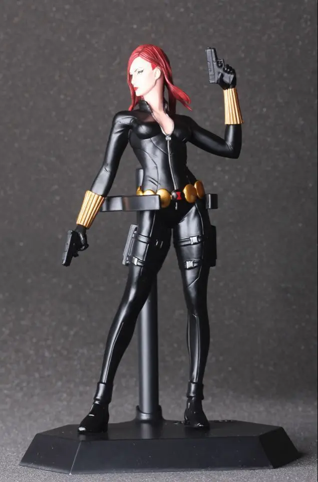 

Wolf Anime Avengers 2-7-Inch Black Widow American Hero Boxed Garage Kit Decoration