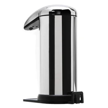 

250ml Automatic Soap Dispenser Stainless Steel Smart Sensor Infrared Handfree Sanitizer Soap Dispenser for Bathroom Kitchen