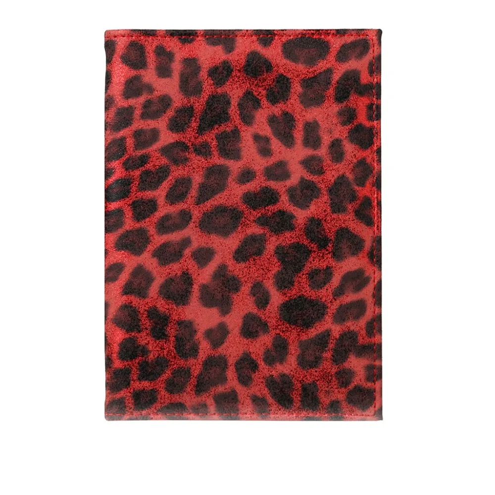 Обложка на паспорт леопардовая Чехол-кошелек в деловом стиле, для паспорта держатель для карты из мягкой кожи крышка карты посылка; роскошная женская сумка кожаный кошелек