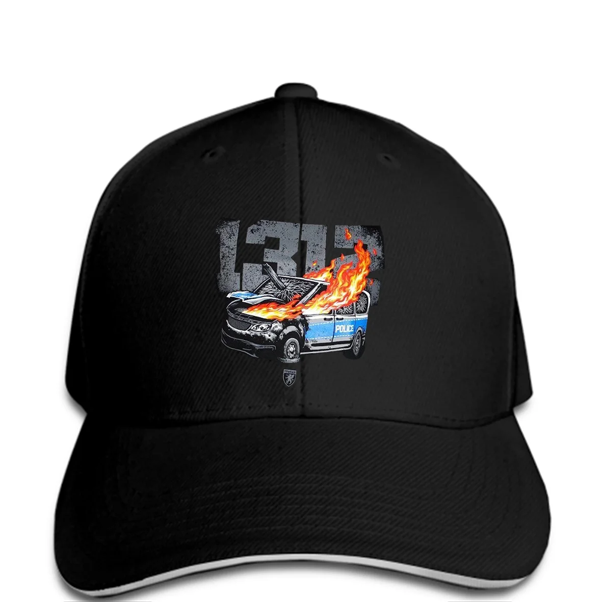 Бейсболка PG Wear Hat Burning Car 13_12 snapbacks Schwarz AC_AB Hools Ultras Hooligan Oi