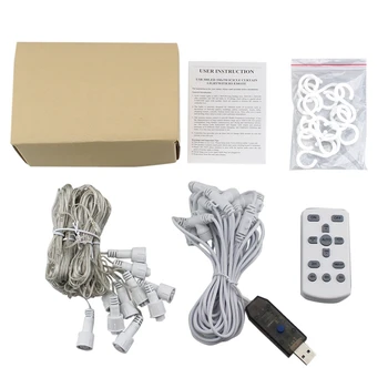 

Light Curtain, 300 Leds String Light Curtain 3Mx3M Ip65 Waterproof String Light Warm White for Christmas Party Bedroom Interior