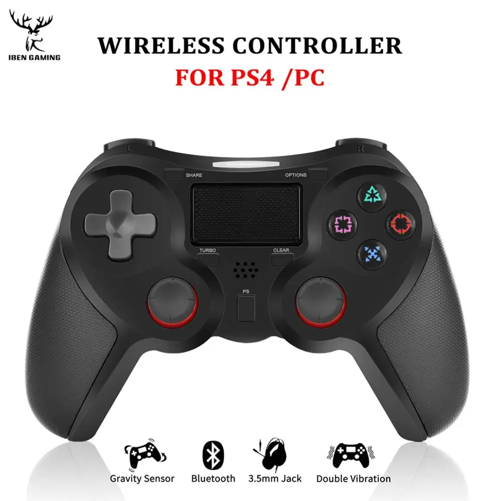 IBen Bluetooth Беспроводной игровой контроллеры геймпады для PS4 Play Station 4 беспроводной джойстик консоли