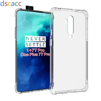 

DSCACC Air Cushion Shock Absorption TPU Button Cover Case for One Plus 7T PRO 7T for OnePlus 7 6T 6 100pcs