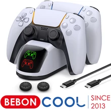 

New Dual Fast Charger For PS5 Wireless Controller Type-C Charging Dock Station For Sony Playstation 5 Joystick For PS5