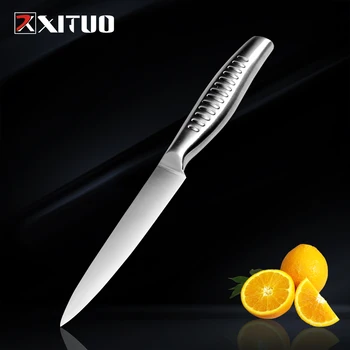 

XITUO 5"inch kitchen knife Sharp Stainless steel paring knife meat cleaver Steak Peeling Utility Knives kitchen accessorie tools