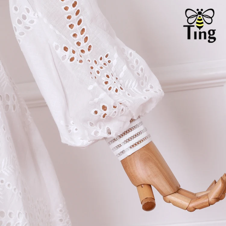 Tingfly, кружевное платье с вырезами и оборками, женское платье с v-образным вырезом и длинным рукавом, асимметричное платье, платья для вечеринок, повседневные платья