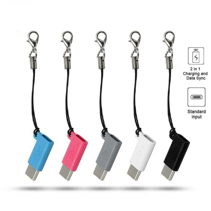 

USB Male To Micro USB Female Type-C Adapter Type C Converter Connector Digital Cables Converters for Mobile Smart Phone