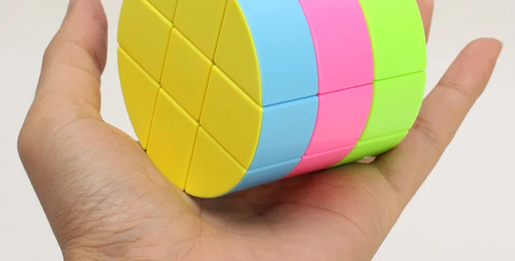 Z cube Yun Cylinder 3x3 Детский обучающий магический куб без наклеек головоломка Cubo Magico быстрый ультра-Гладкий