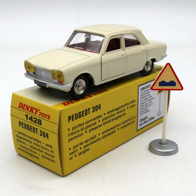 1:43 Atlas Dinky Toys 1428 для P ~ 304 белая коллекция моделей литья под давлением