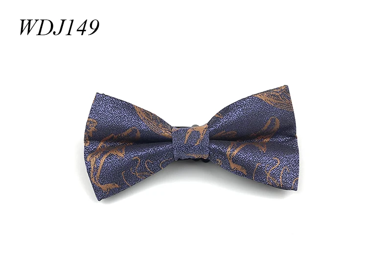 Party Wedding Bow Tie for Men Luxury Polyester Woven Mans Bowtie